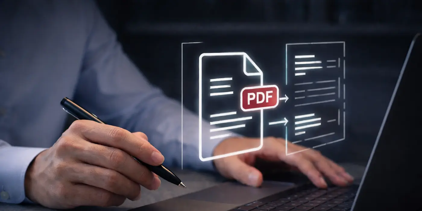 Illustration of APA PDF citation workflow